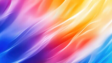 A vibrant and colorful abstract background featuring flowing waves of pink, orange, purple, and blue hues. Perfect for use in digital designs, wallpapers, and artistic projects.