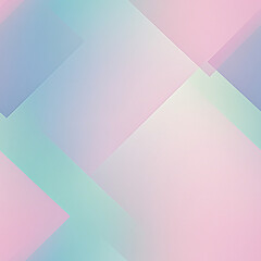 Obraz premium A pastel gradient background with squares in different shades of pink, blue, and green, creating an abstract pattern.