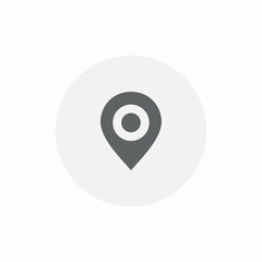 pin point maps icon sign vector