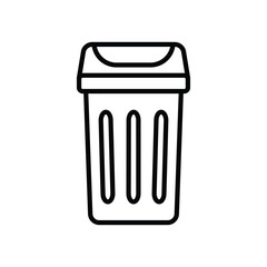 trash can, icon, flat, design, vector, illustrations, Graphic Design, education, style, trendy, collections