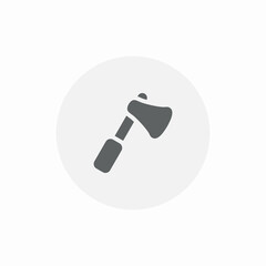 work tool axe icon sign vector