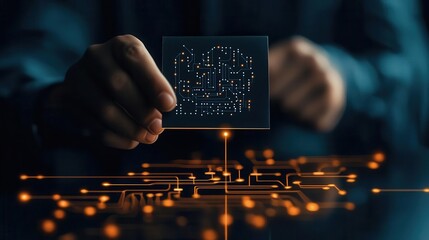 A student receiving an NFT diploma from a virtual university, symbolizing blockchainbased education