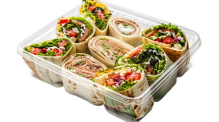 Plastic Mediterranean Pack on transparent background PNG.