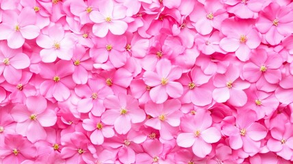 Obraz premium Pink Flower Petals Background - A beautiful of densely packed, vibrant pink flower petals creating a texture. Perfect for backgrounds and design projects