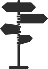 Directional Signpost Icon