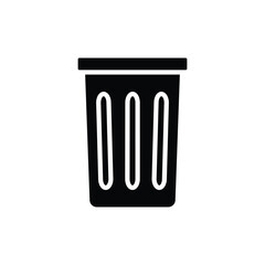 trash can, icon, flat, design, vector, illustrations, Graphic Design, education, style, trendy, collections