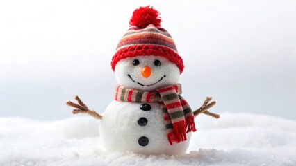 Obraz premium Snowman Winter Holiday Decoration
