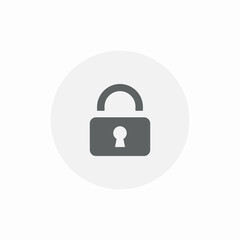 lock safe icon sign vector