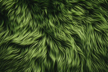 green fur texture