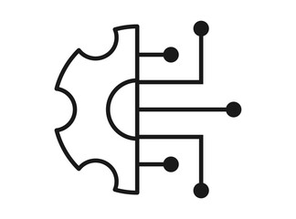 gear and connection line
