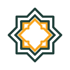 Elegant Islamic Ornament Vector with Arabic Geometric and Decorative Design-44