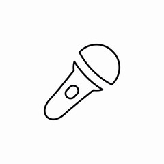 microphone record feature icon sign vector