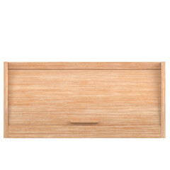 3D rendering illustration of a bread bin with a swing top