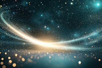 Obraz premium A high-concept illustration of a cosmic string