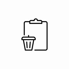 office file remover icon sign vector