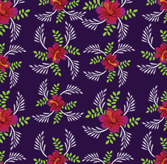 Exotic ethnic flower forest pattern Hand-drawn cartoon style, contemporary image. Beautiful colors. Perfect for product backgrounds. 