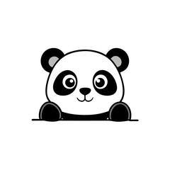 panda bear with a bamboo