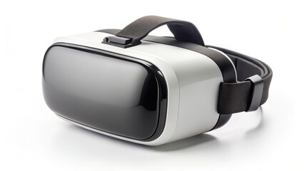 Fototapeta premium Virtual Reality Headset on White Background