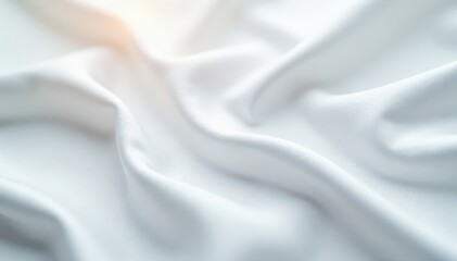 Fototapeta premium Soft blurred white silver satin, subtle texture , luxury, iridescent, smooth