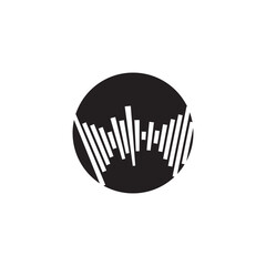 Sound waves vector illustration