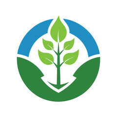 Ecology Icon Logo Vector Design