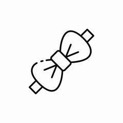 bow decoration icon sign vector