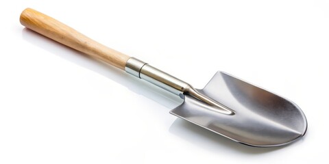 Fototapeta premium Small Garden Trowel on White Background