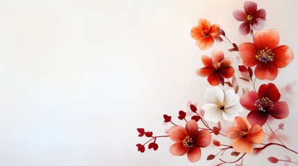 A stunning arrangement of orange and white flowers against a soft background, perfect for adding a touch of nature's beauty to any design. Ideal for floral themes.