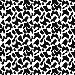 seamless pattern with black and white 