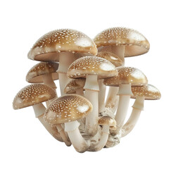 Cluster of Brown Mushrooms