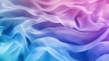 Obraz premium Beautiful flowing fabric in a mix of pastel colors creates a dreamy effect. Ideal for backgrounds, fashion design, or artistic projects, adding softness and elegance to any visual.