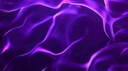 Obraz premium This image features a mesmerizing pattern of flowing purple waves, creating a sense of depth and motion. Ideal for backgrounds, abstract art, and design projects.
