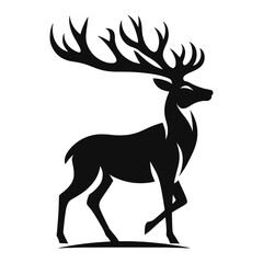 Majestic Wild Deer in Serene Forest Landscape