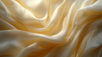 Cream Silk Abstract
