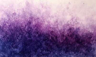 A painting of purple and white with a purple background and purple