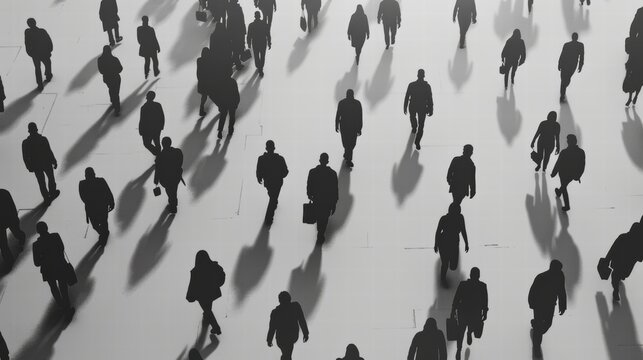 Abstract illustration of human expansion and urban development.