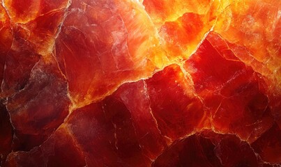 A close up of a red rock with a lot of texture