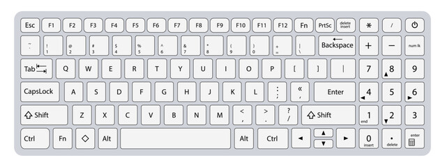 Keyboard full size Vector Art, Icons, and Graphics © Md. Latif Mamun