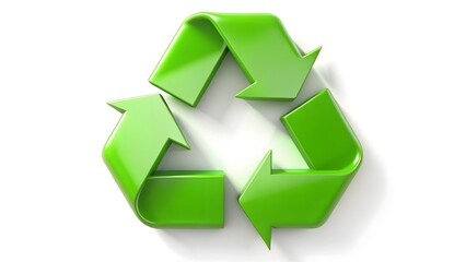 Obraz premium Green Recycling Symbol