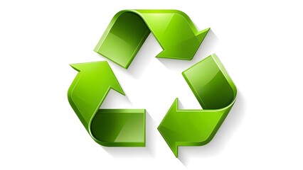 Obraz premium Green Recycle Symbol