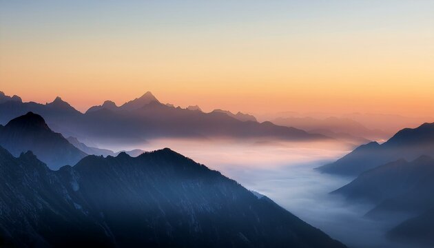 Fototapeta Abstract Mountain Layers