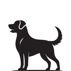 vector illustration of a dog