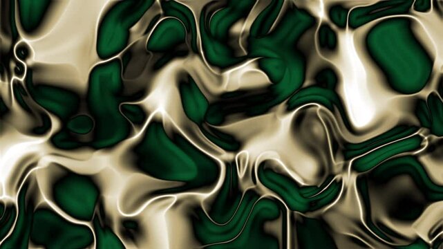 Abstract green and gold pattern suitable for backgrounds, wallpapers, and digital designs with a sophisticated and modern aesthetic.