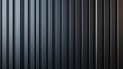 A smooth, dark surface with vertical lines, creating a modern, textured appearance suitable for design and architectural applications.
