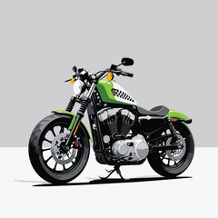 Obraz premium motorbike vector for graphic design