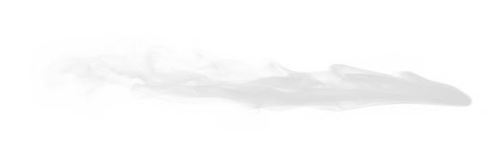 White gray smoke vapor fumes swirls shapes transparent PNG, isolated background cutout. Misty effect,