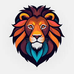lion head vector illustration