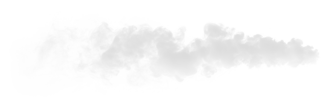 White gray smoke vapor fumes swirls shapes transparent PNG, isolated background cutout. Misty effect, - Powered by Adobe