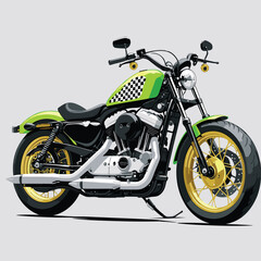 motorbike vector for graphic design