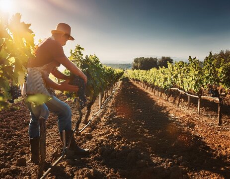 vendimia,recolecci&oacute;n o cosecha de las uvas.
